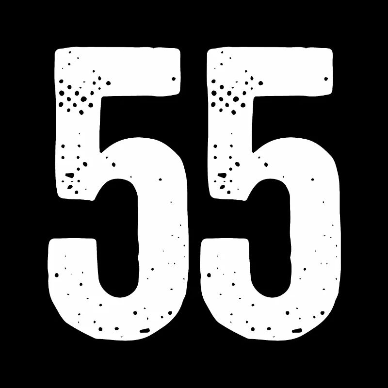 55 numéros blancs