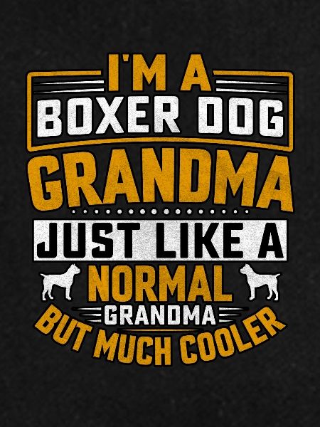 Boxer Dog Grand-mère