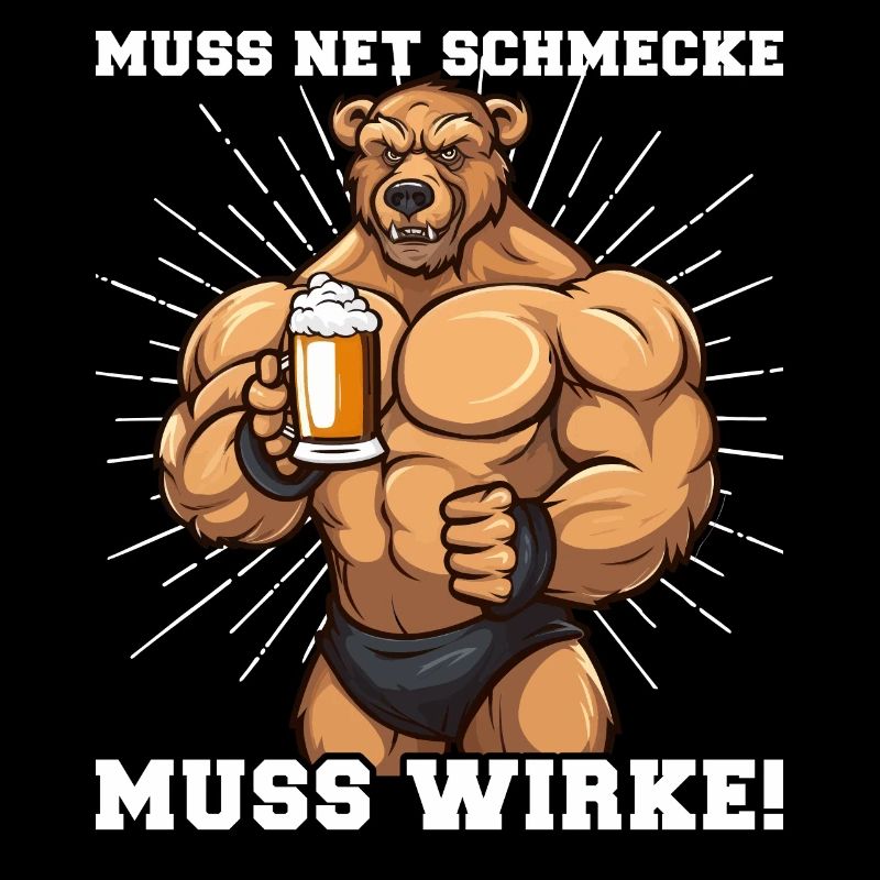 Bodybuilder Muss Net Schmecke Muss Wirke