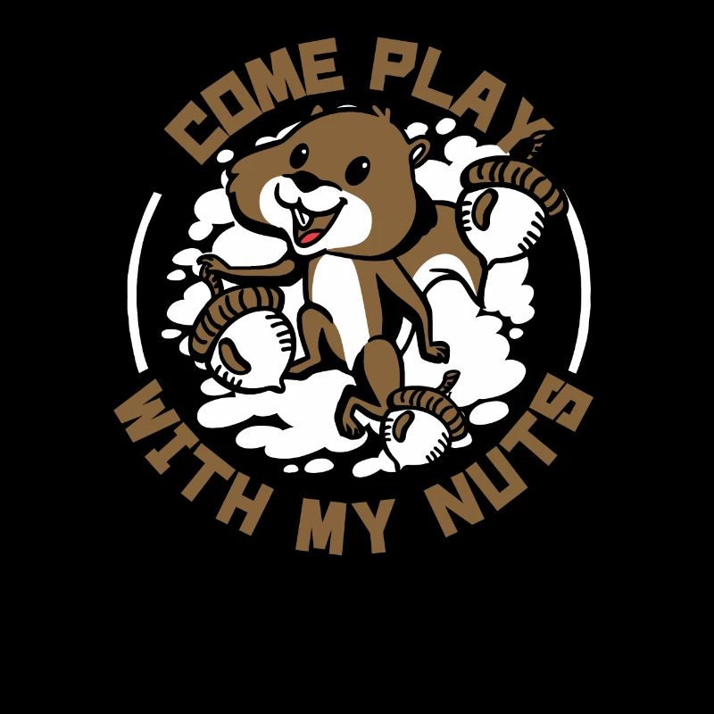 Come Play With My Nuts Grey Squirrel