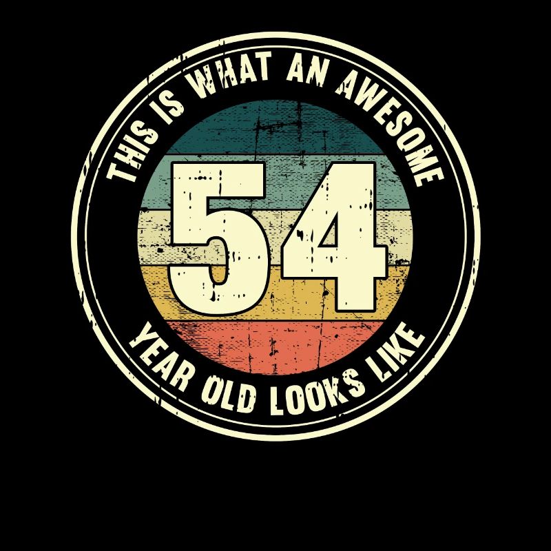54. Geburtstag so sieht man mit 54 Retro Geschenk