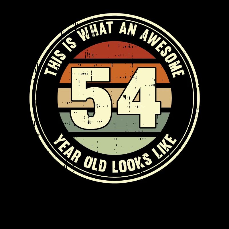 54. Geburtstag so sieht man mit 54 Retro Geschenk