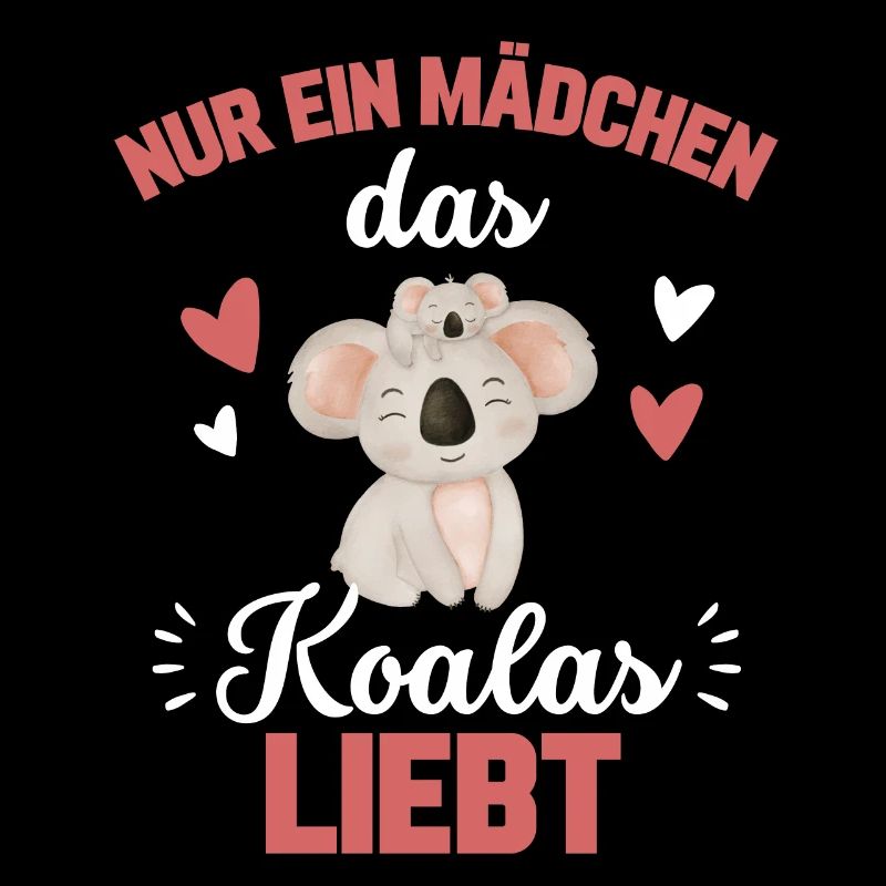 Zoo Tier Nur ein Mädchen das Koalas liebt Koala