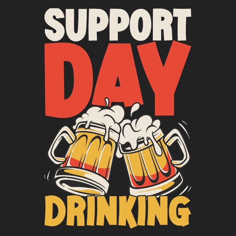 Support Day Drinking Squad Party and Beer Drinking