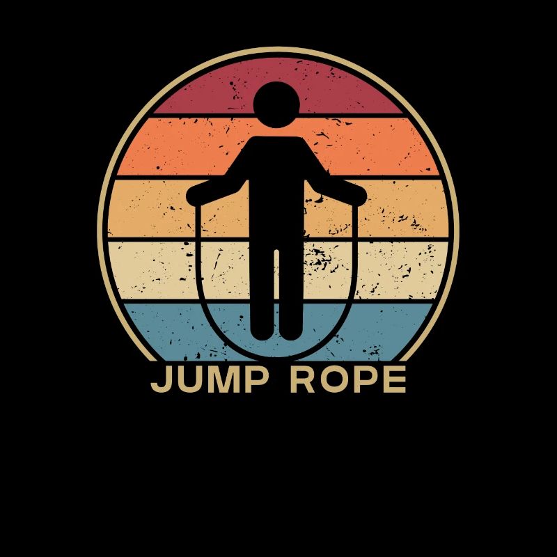 Retro Springseil Springseil Springen Geschwindigkeit Springseil