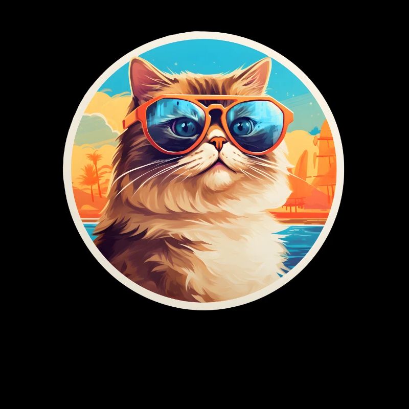 Cat with sunglasses