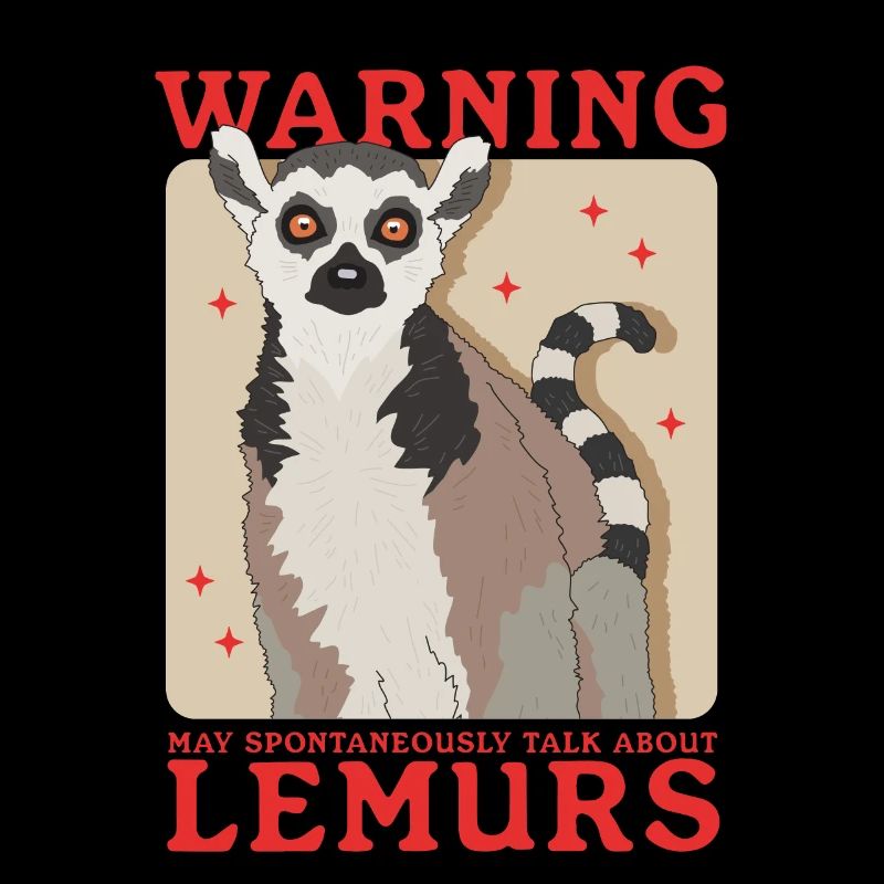 Lemur Ring-tailed lemur ringtail lemurs gift
