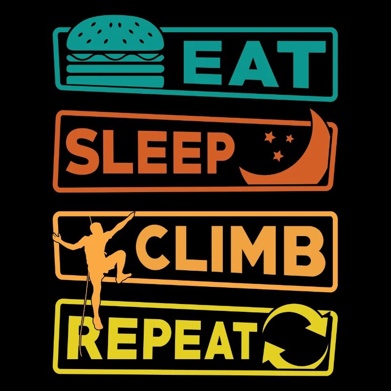 Manger Dormir Grimper Répéter