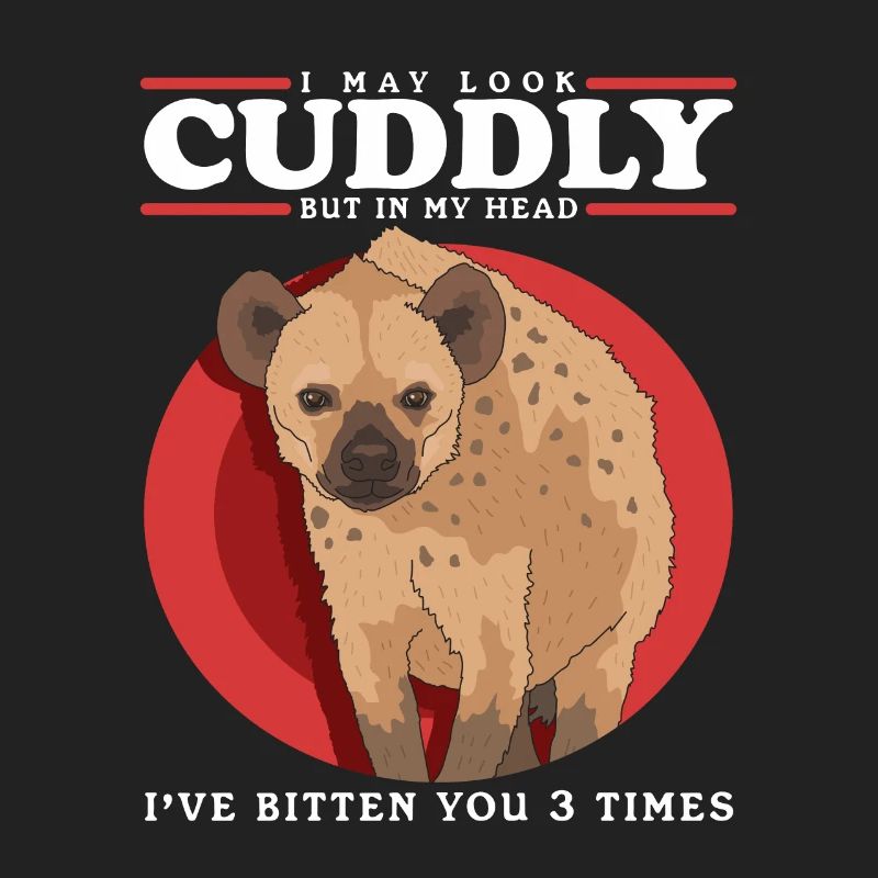 Hyäne Hyänen Tüpfelhyäne Geschenk