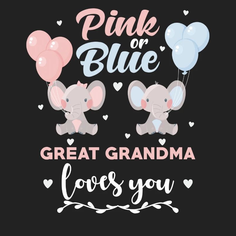 Rosa Oder Blauer Urgroßmutter Elefant