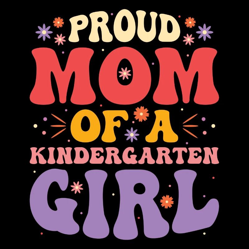 Stolze Mutter Eines Kindergartenmädchens