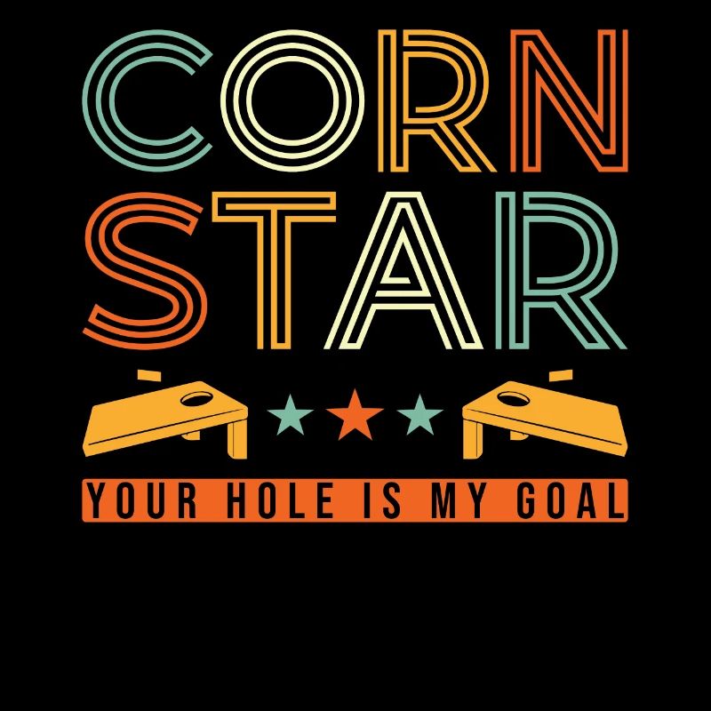 Cornstar Cornhole Game Funny