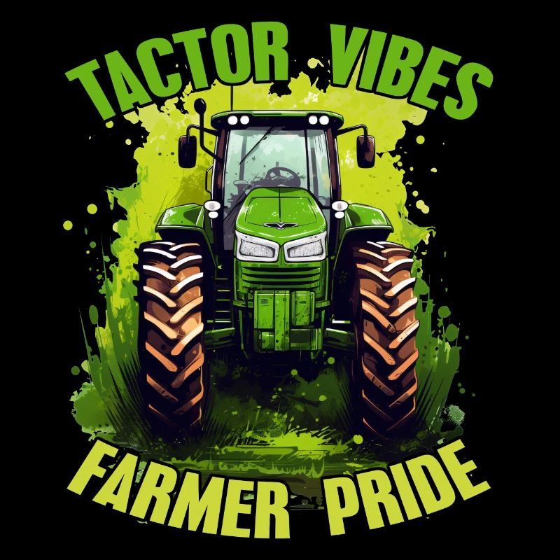 Tractor Vibes Farmer Pride Traktor Bauer Geschenk