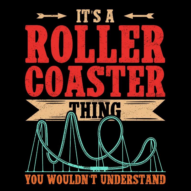 Achterbahn Rollercoaster Roller Coaster Geschenk