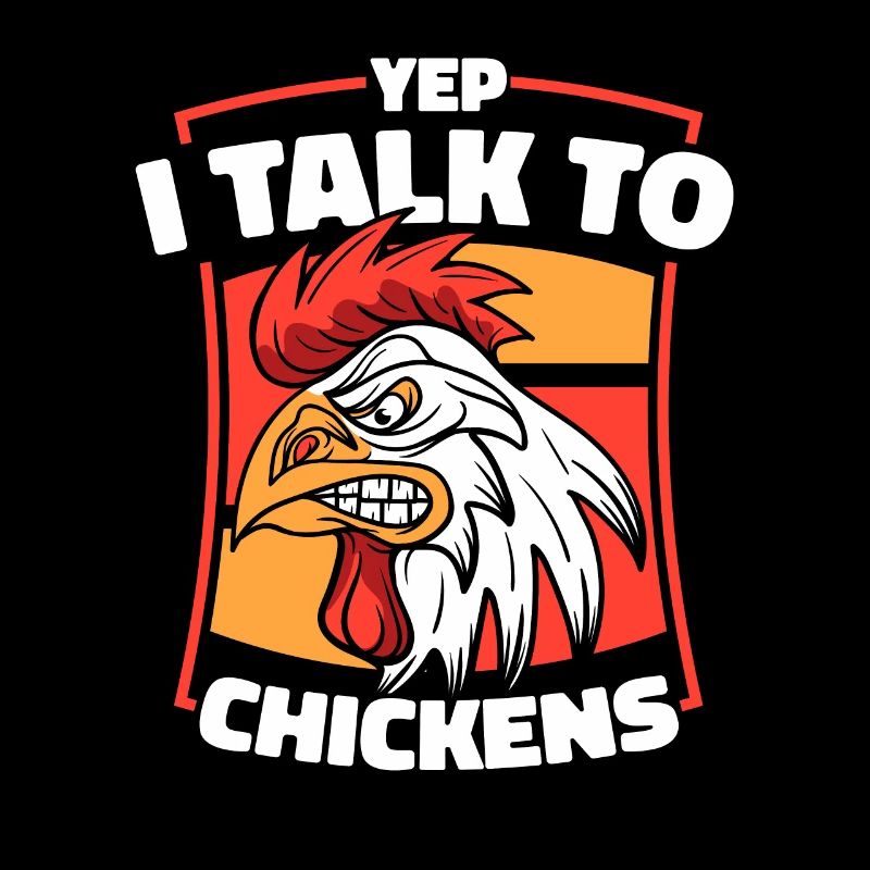 Oui, je parle à l’élevage de poulets