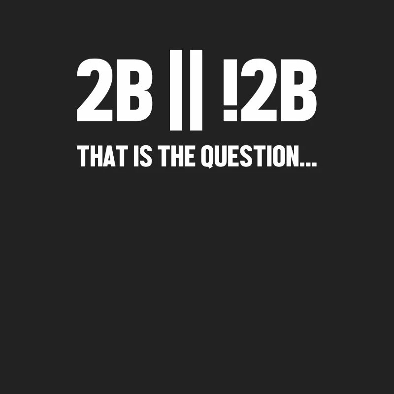 2B or not 2B Question Softwareingenieur Coder