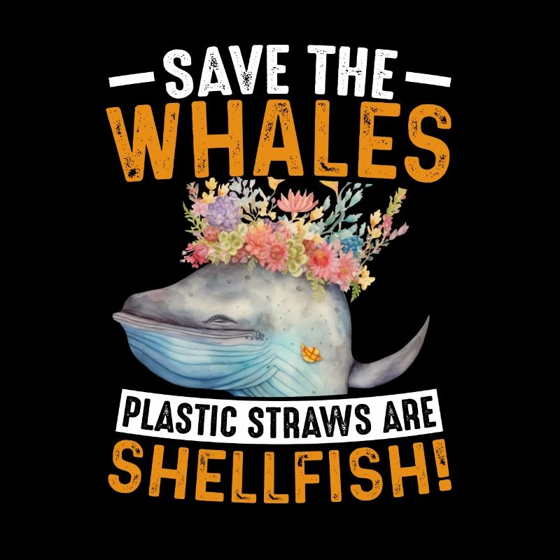 Save the whales plastic straws are shellfish
