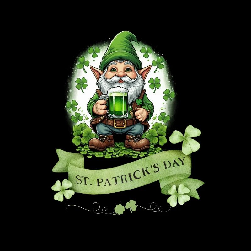 Leprechaun de la Saint-Patrick I Bière verte I