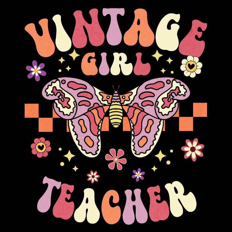 Vintage-Mädchen-Lehrerin