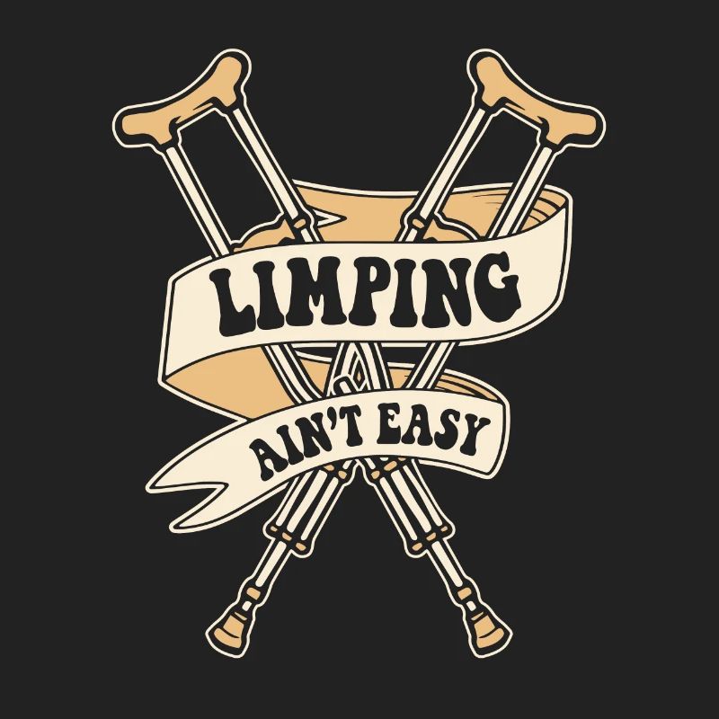 Limping Ain't Easy Broken Finger Broken Bone Bone