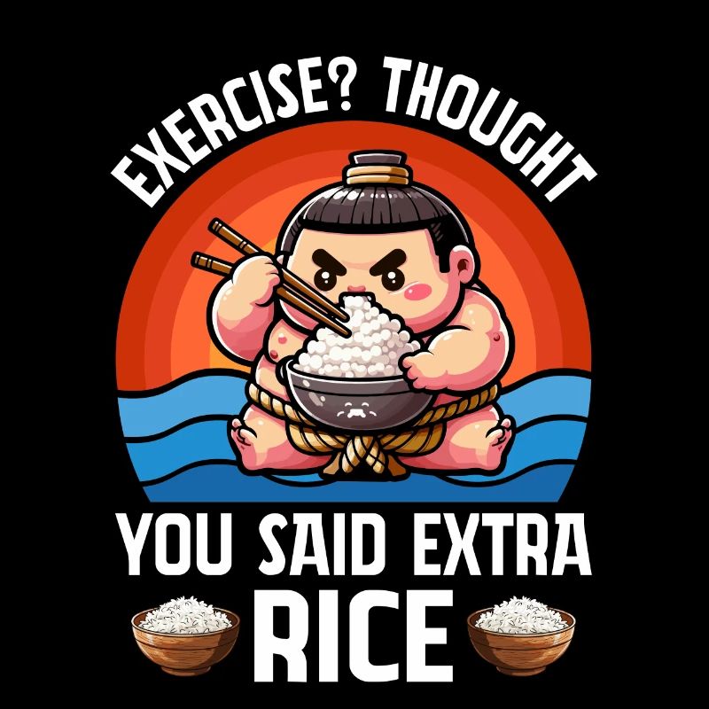 Exercise? Thought you said extra Rice