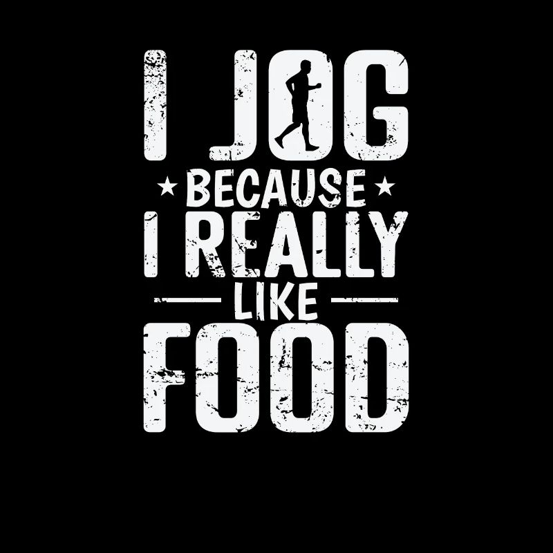 Je fais du jogging parce que j’aime vraiment le jogging alimentaire