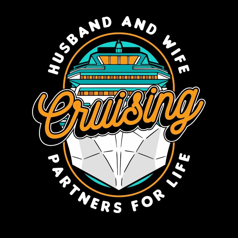 Ehemann und Ehefrau Crusing Partners For Life Cruise