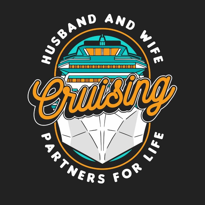 Ehemann und Ehefrau Crusing Partners For Life Cruise