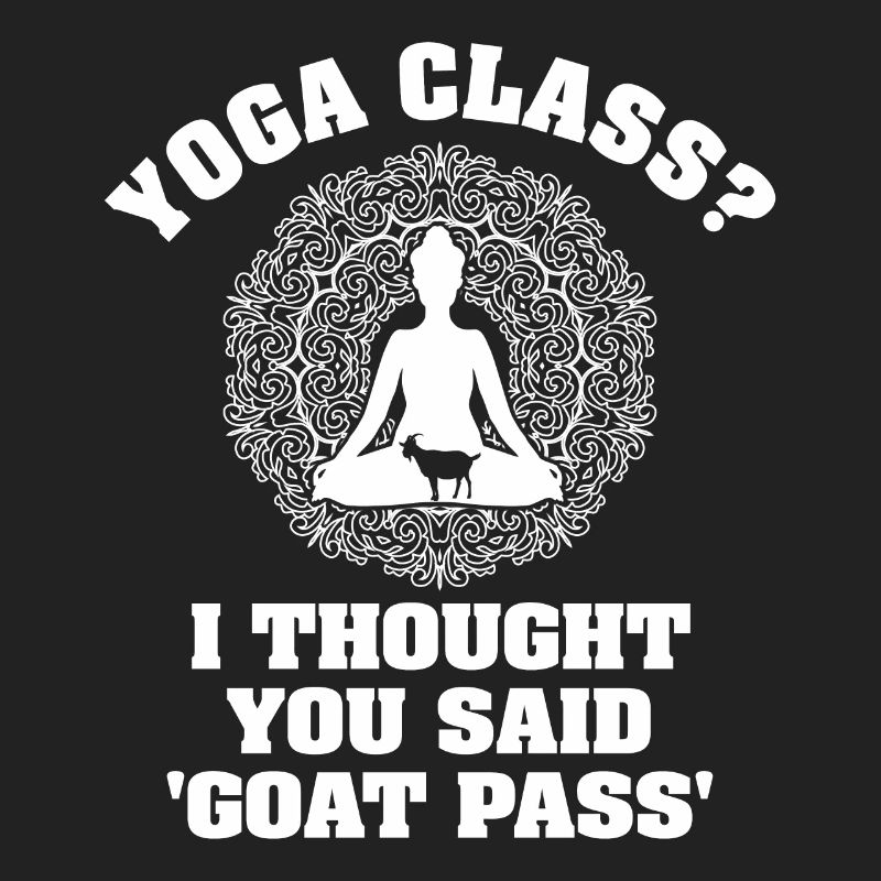 Yogastunde oder Ziegenpass