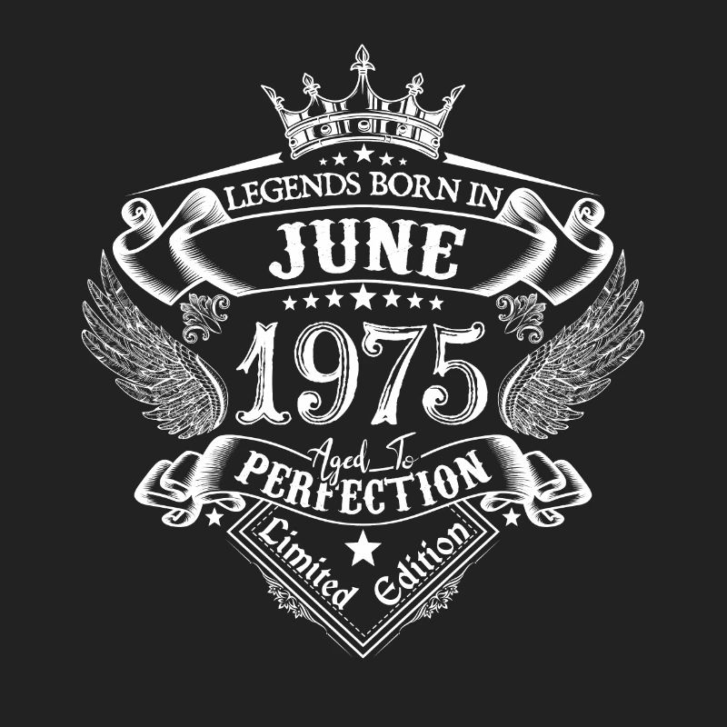 Juni 1975 Geburtstag Juni 1975 Juni Geschenk