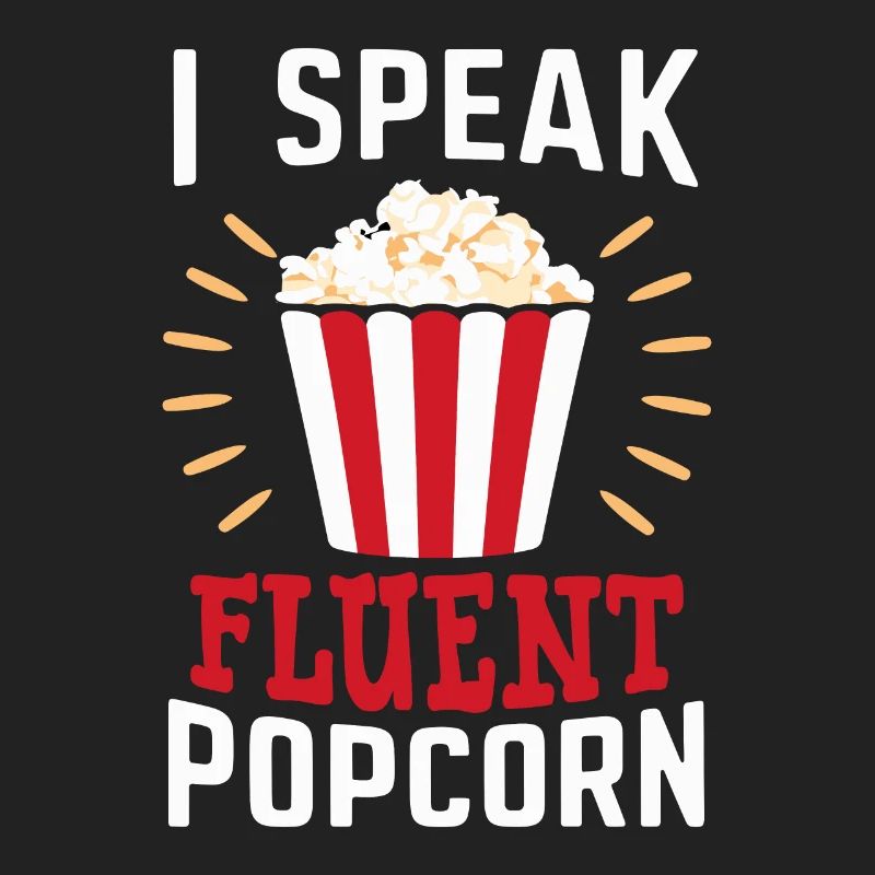 Dicton de pop-corn amusant, pop-corn en rafale