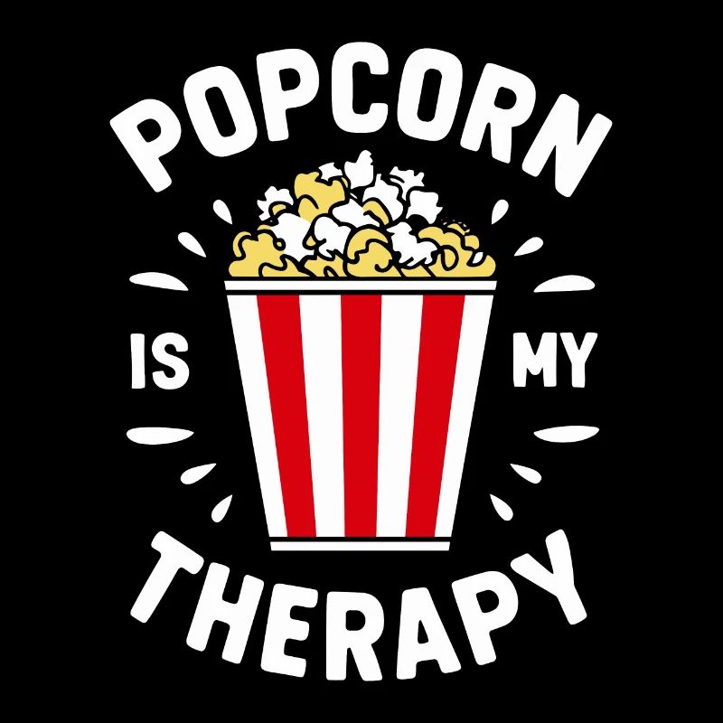 Lustiger Popcorn-spruch, Binge-watching-popcorn