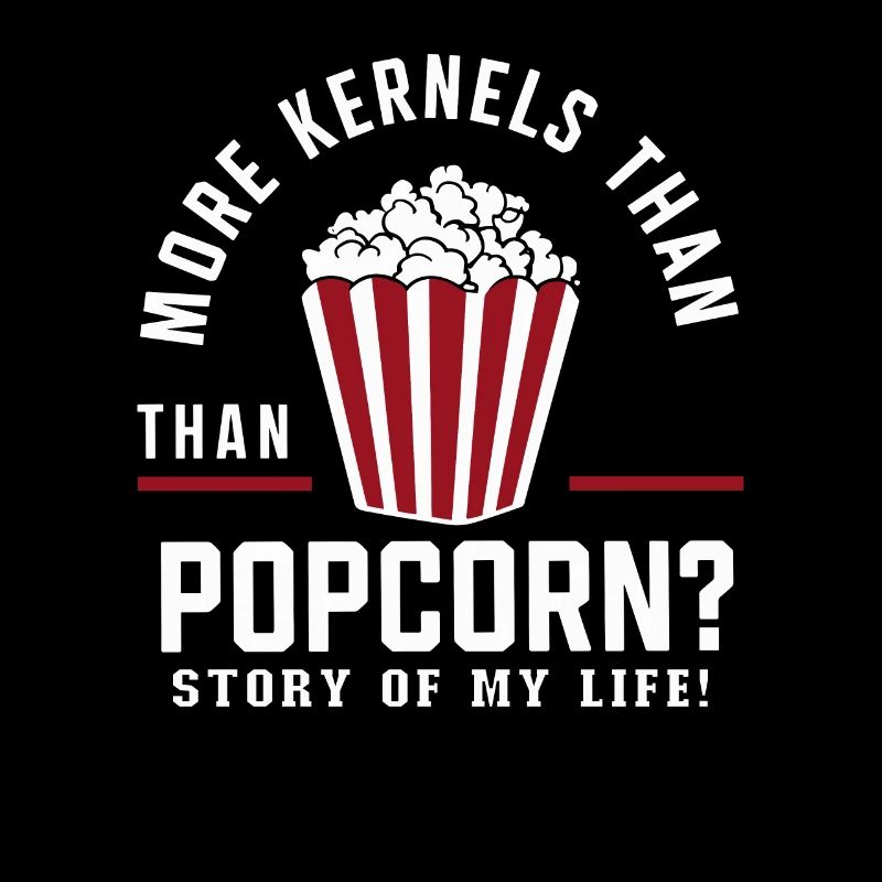 Dicton de pop-corn amusant, pop-corn en rafale
