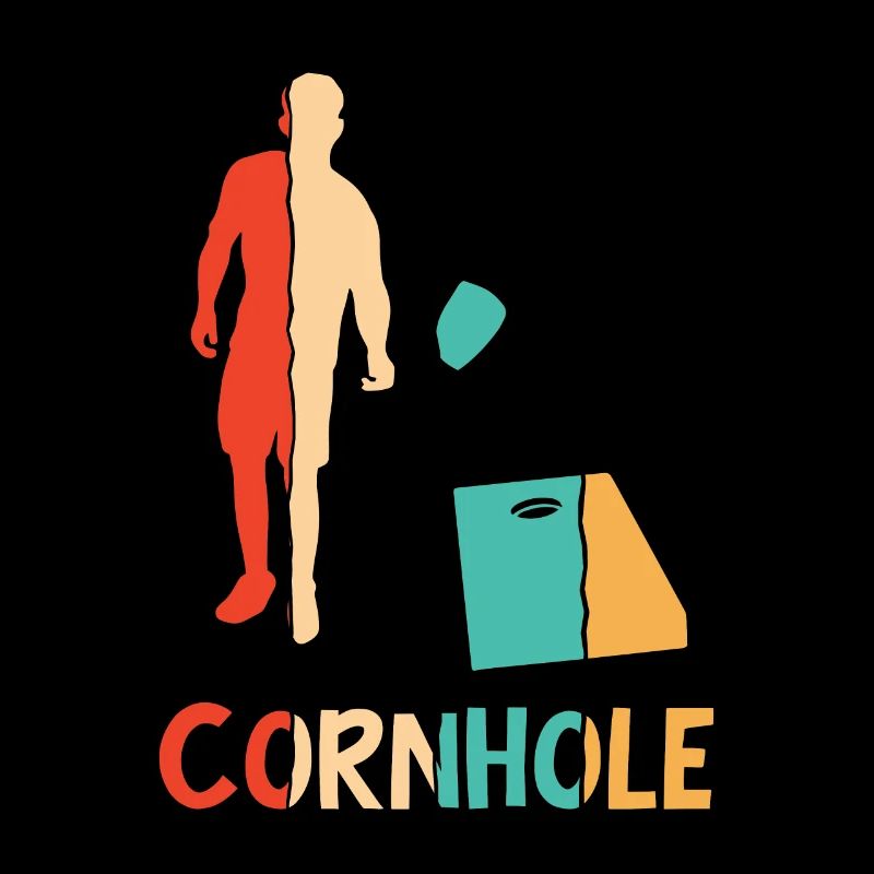 Plateaux de jeu rétro Pouf Cornhole professionnel