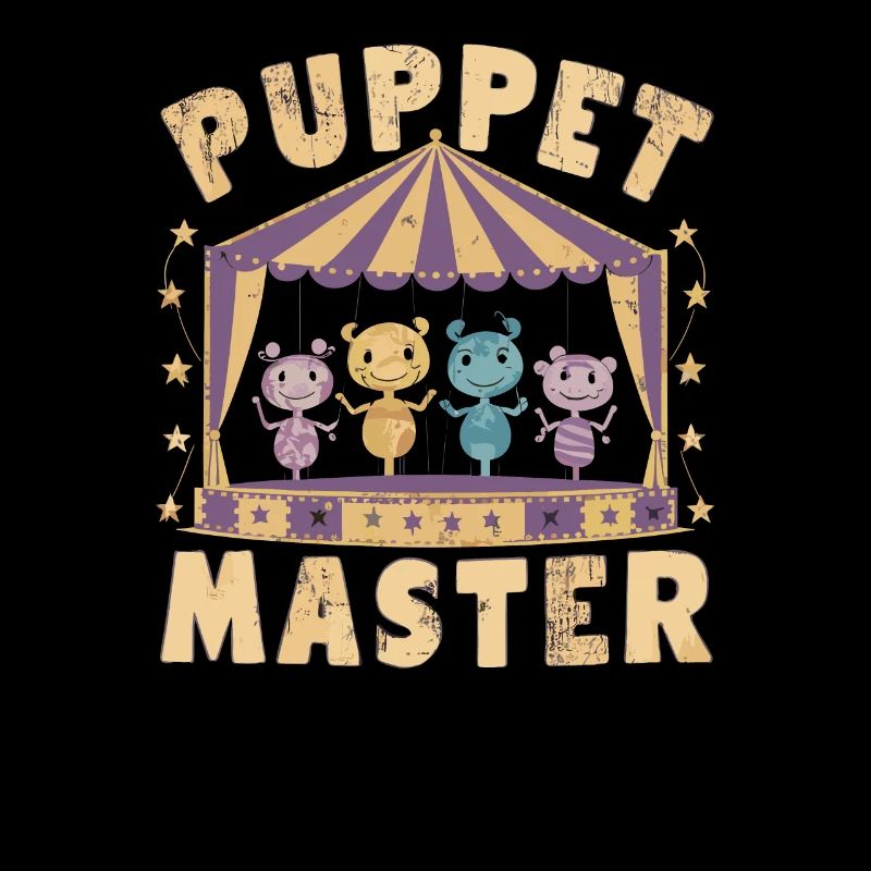 Retro Puppet Master Zirkus Thema