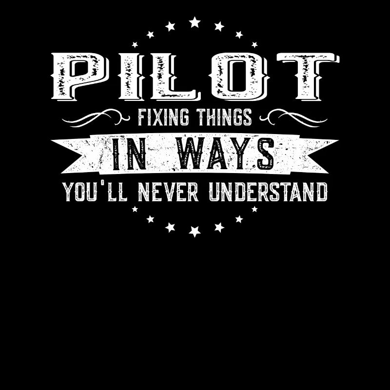 Pilot Kollegen Geschenk Beruf Spruch Lustig
