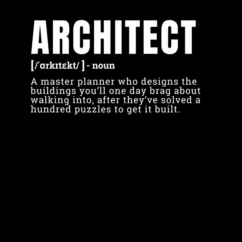 Funny Architect Definition Occupation