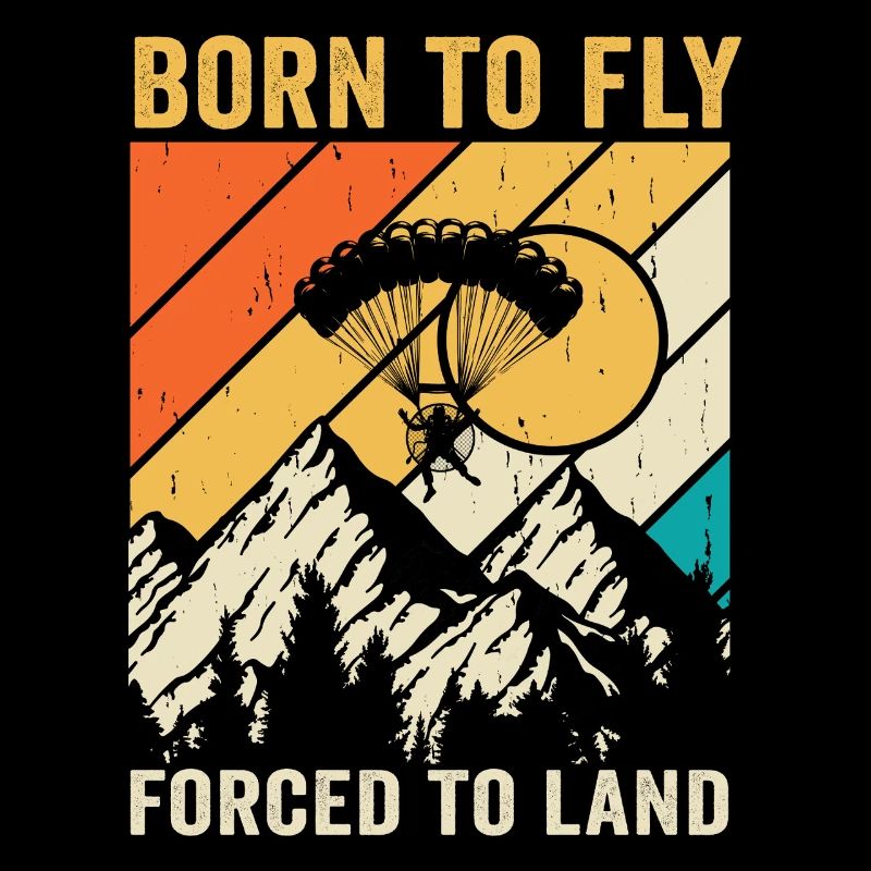 Born To Fly Forcé D’atterrir Paramoteur