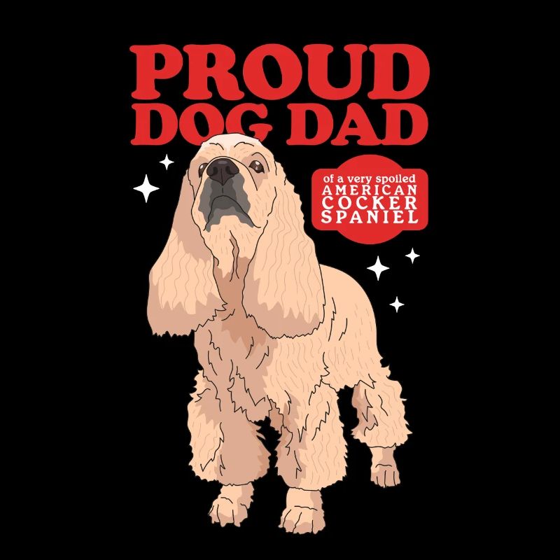American Cocker Spaniel Dad Gift