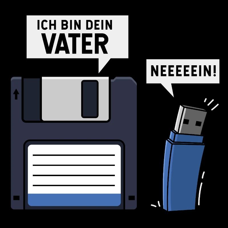 Ich Bin Dein Vater Diskette USB Stick
