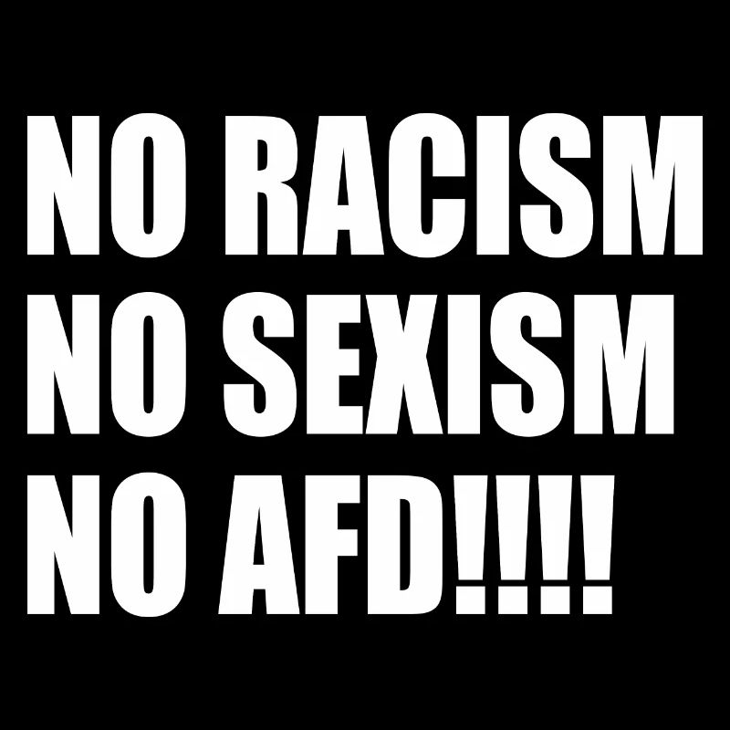 Pas de racisme, pas de sexisme, pas d’AfD