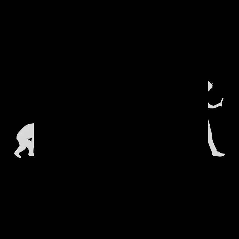 Human evolution to phone addiction