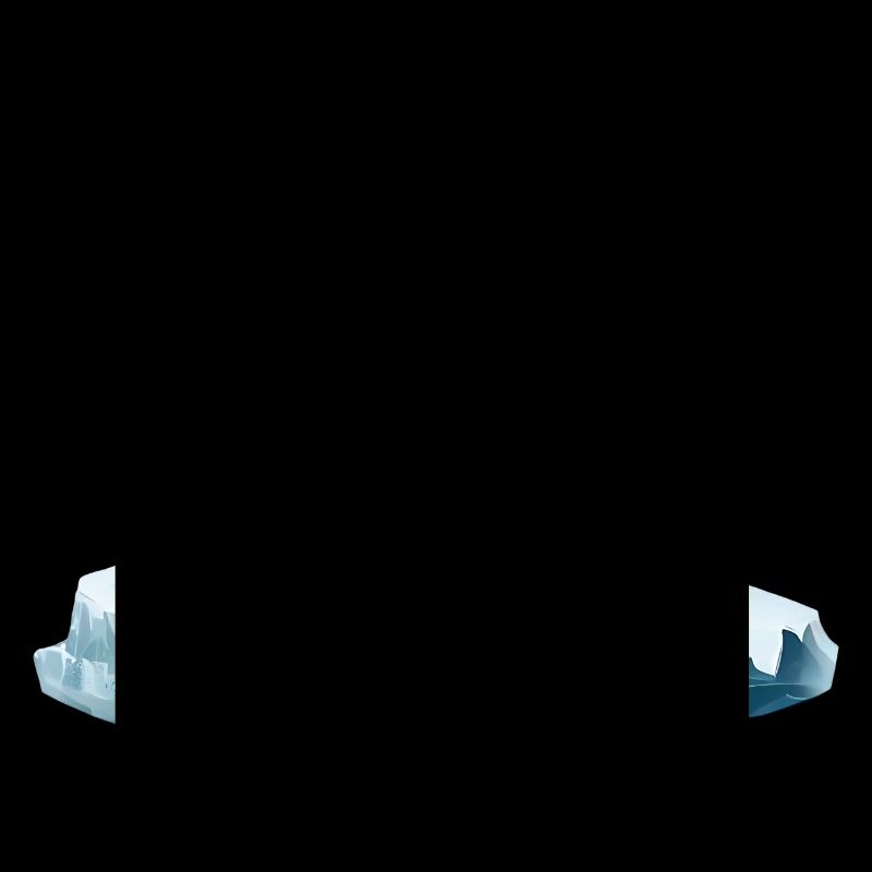 Pinguin auf einer Eisscholle