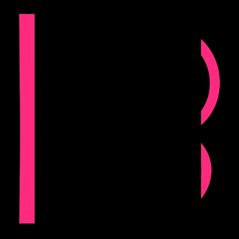 Letter B Glitter