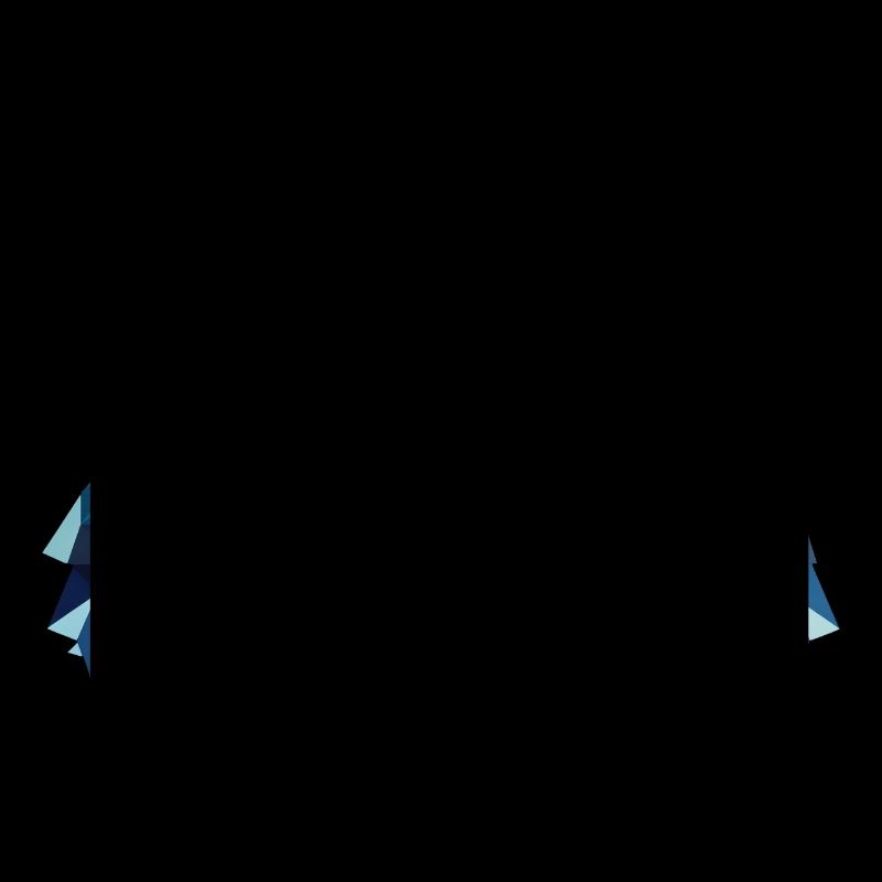 Cooler Gorilla mit Eis - Polygon Design