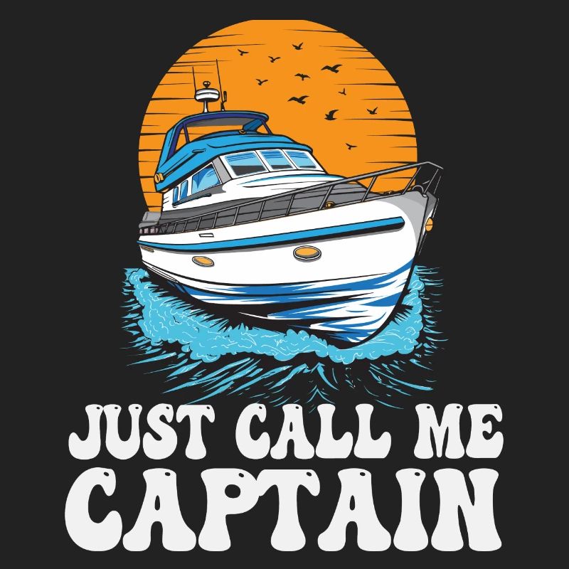 Appelez-moi simplement Captain Pontoon King Motorboating