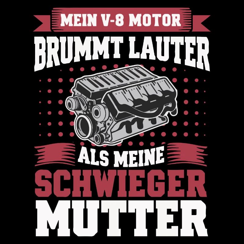 V8 Engine 8 Cylinder Displacement Car Tuning Tuner