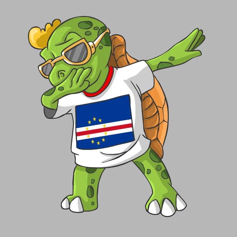 Cabo Verde Dabbing turtle
