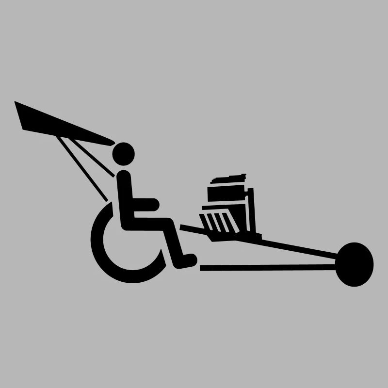 Bild eines Rollstuhls mit V8-Motor #