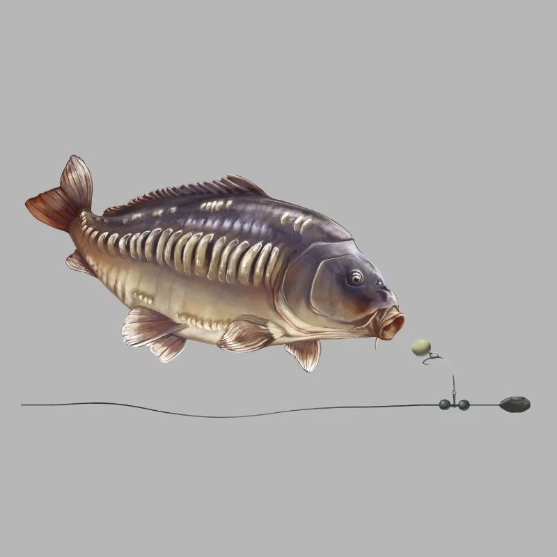 Conception du gréement de pêche Mirror Carp Chod